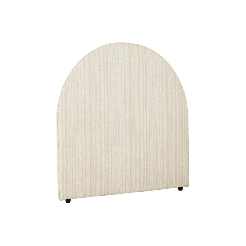 Madrid Arch Bedhead Double Natural Stripe