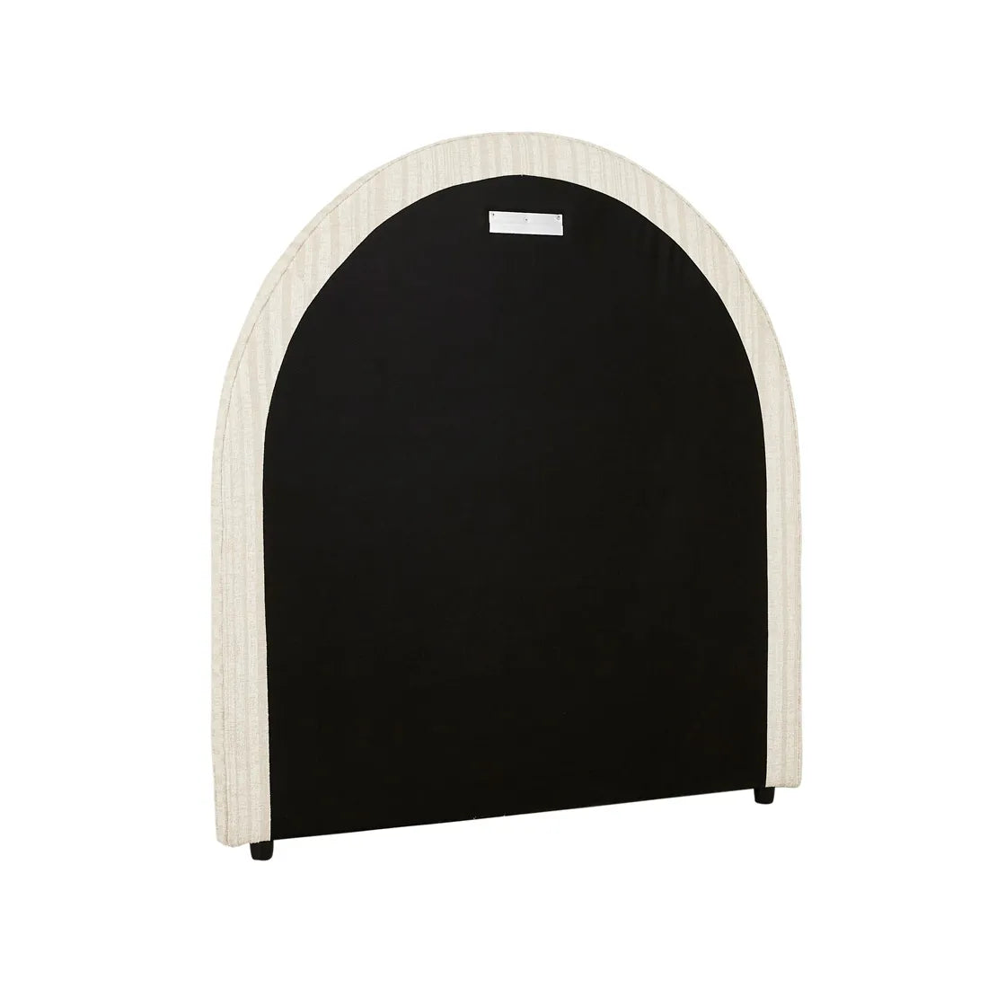 Madrid Arch Bedhead Double Natural Stripe