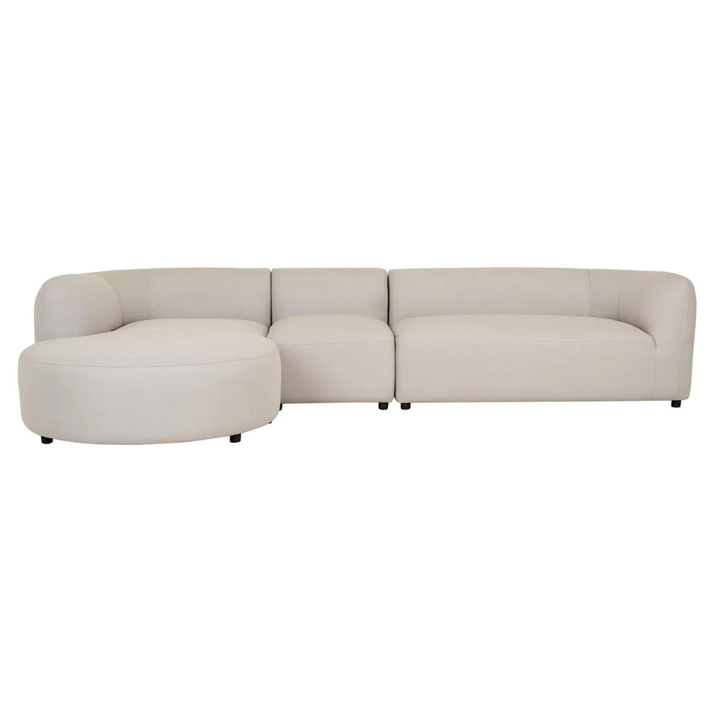 Aruba Curve Centre Sofa Misty Grey