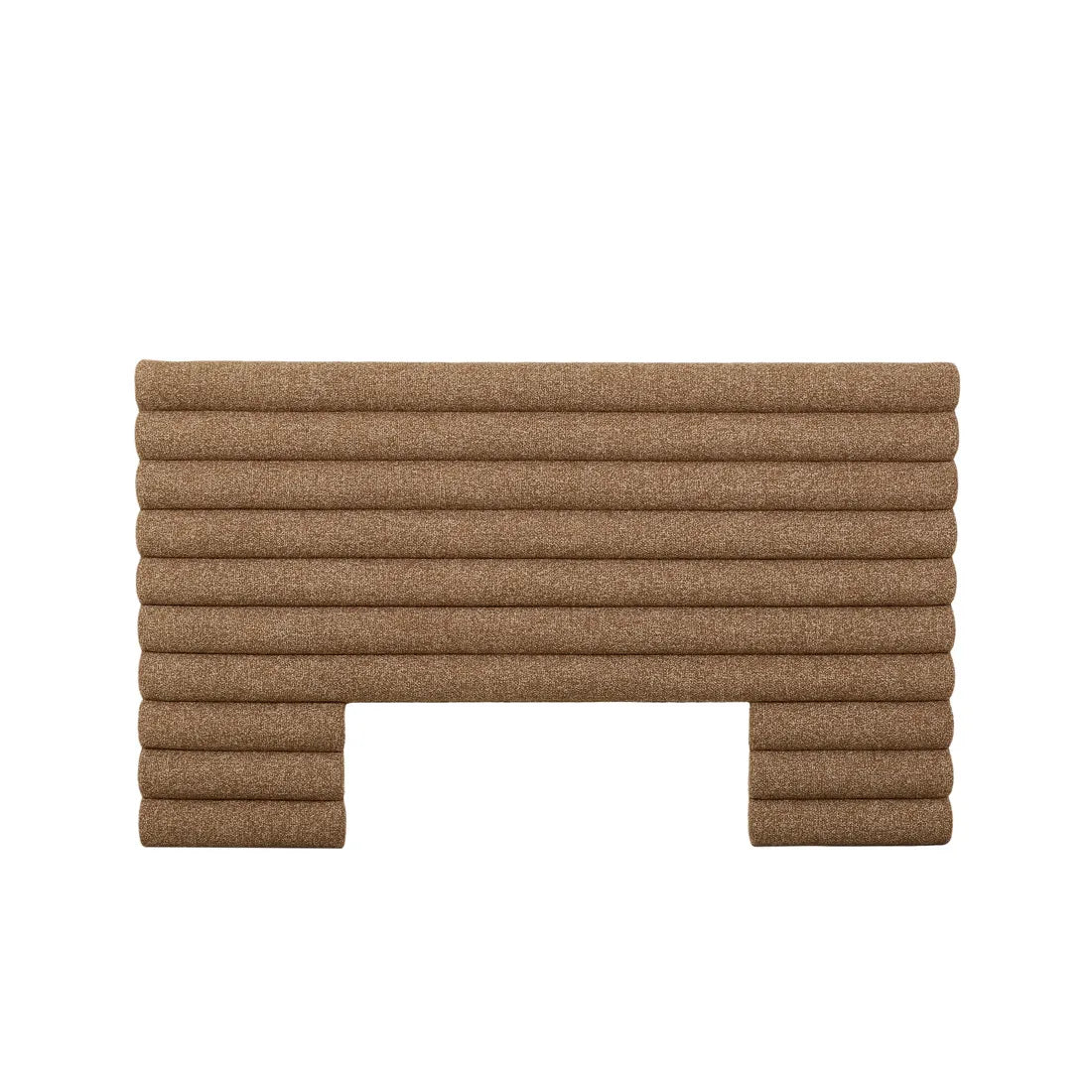 Madrid Tufted Bedhead Queen Toffee Weave