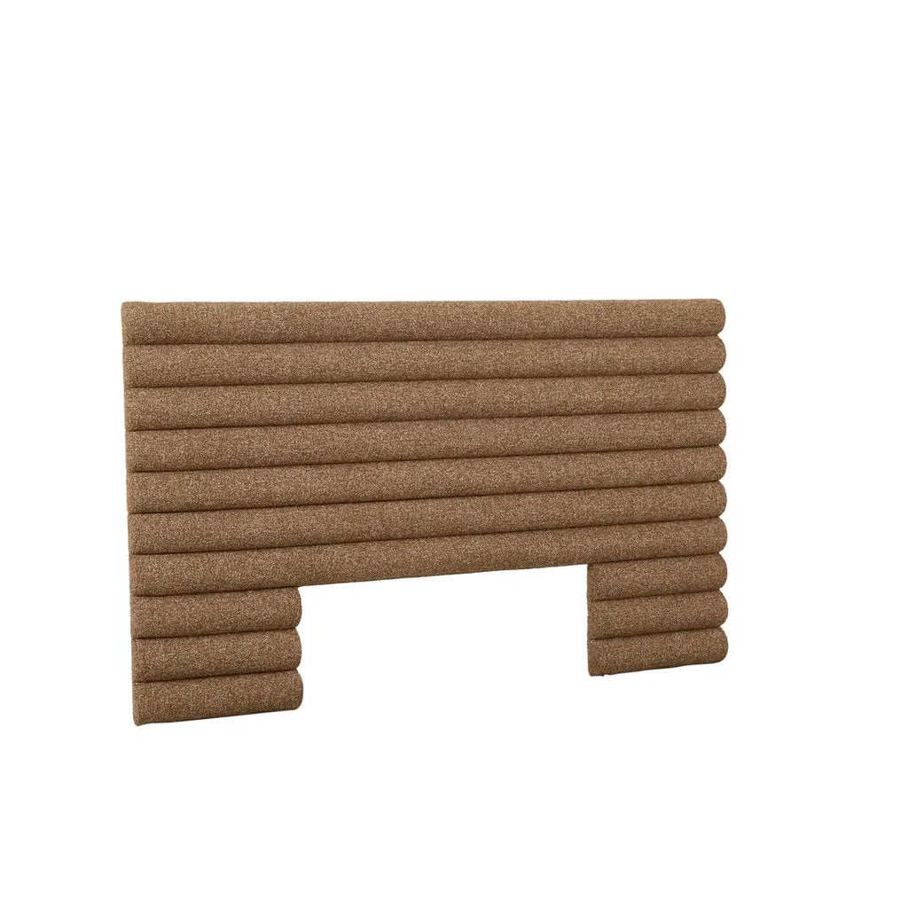 Madrid Tufted Bedhead Queen Toffee Weave