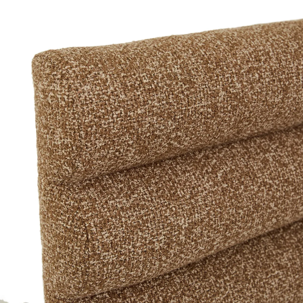 Madrid Tufted Bedhead King Toffee Weave