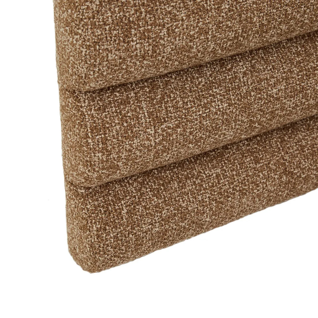 Madrid Tufted Bedhead King Toffee Weave