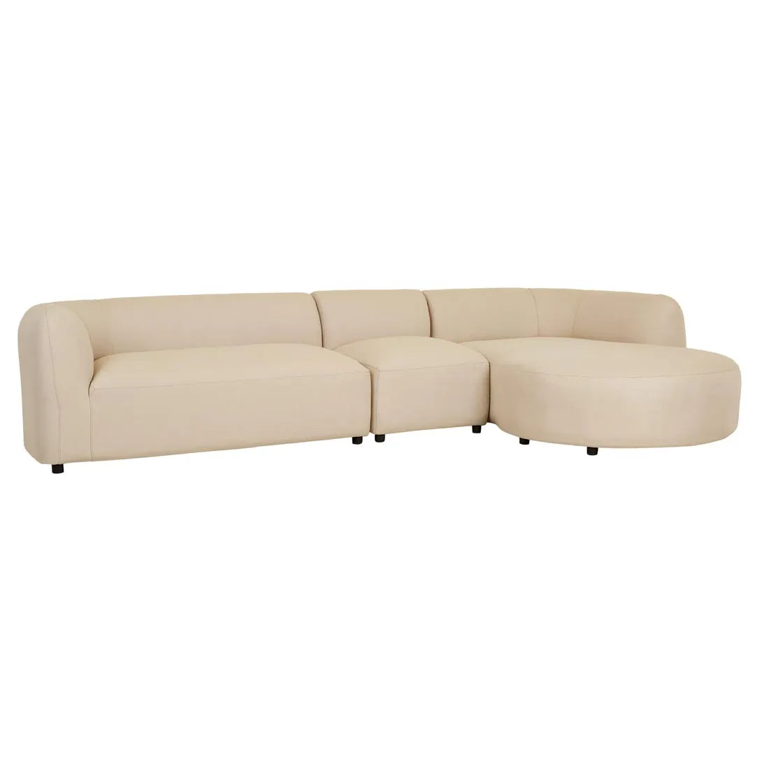 Aruba Curve Left Chaise Sand Dune
