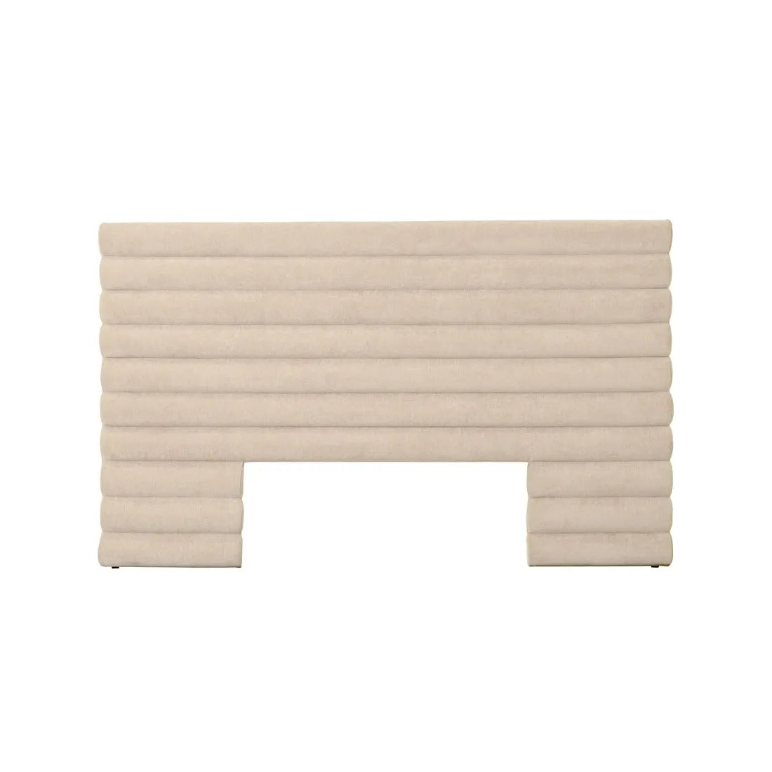 Madrid Tufted Bedhead Queen Soft Wheat