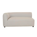 Aruba Curve Left Arm Sofa Misty Grey