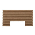 Madrid Tufted Bedhead King Toffee Weave