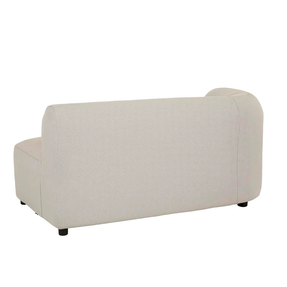 Aruba Curve Left Arm Sofa Misty Grey