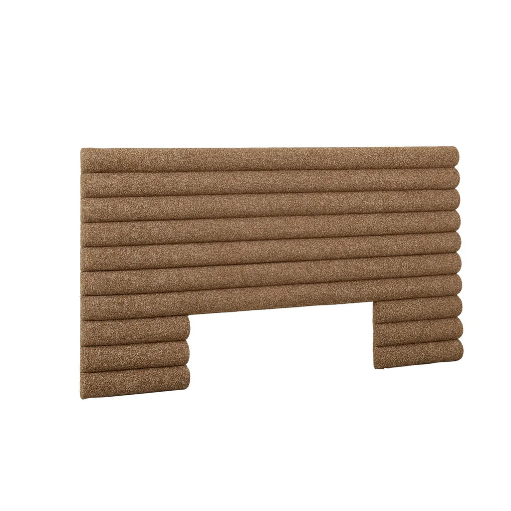 Madrid Tufted Bedhead King Toffee Weave