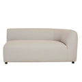 Aruba Curve Right Arm Sofa Misty Grey