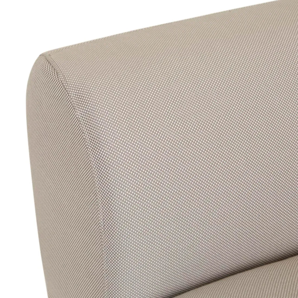 Aruba Curve Right Arm Sofa Misty Grey