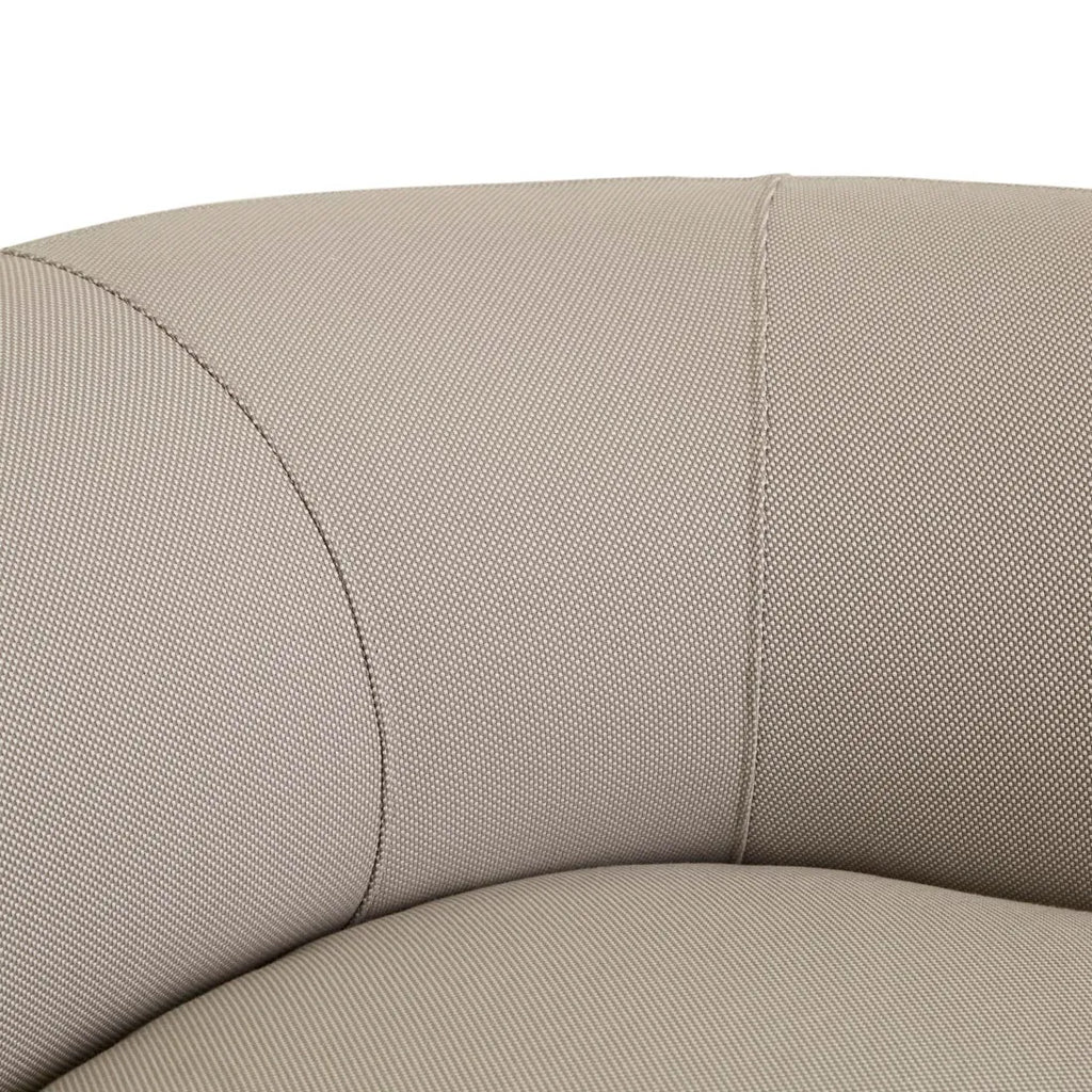 Aruba Curve Right Arm Sofa Misty Grey