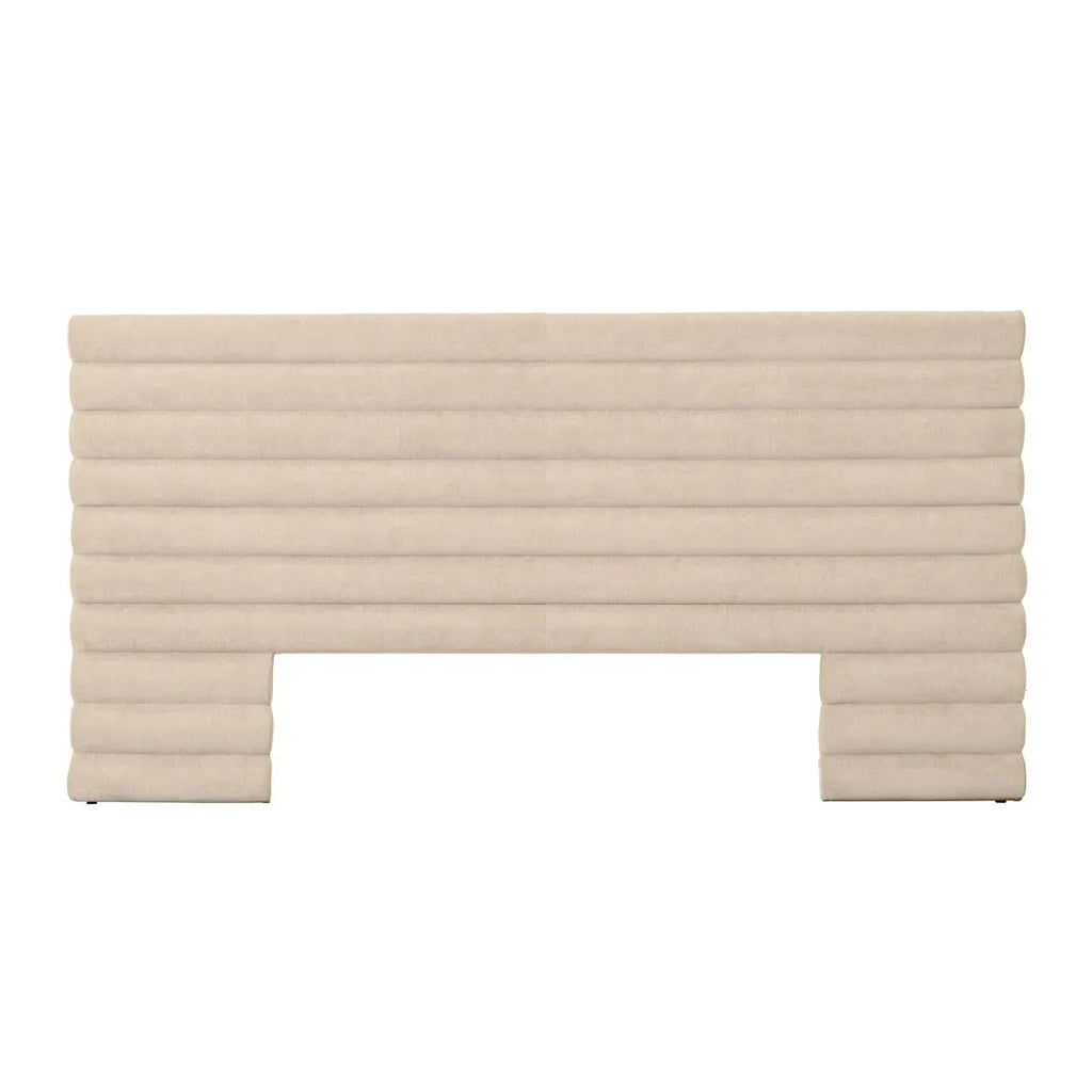 Madrid Tufted Bedhead King Soft Wheat