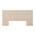 Madrid Tufted Bedhead King Soft Wheat