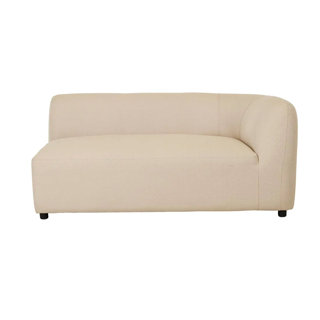 Aruba Curve Right Arm Sofa Sand Dune