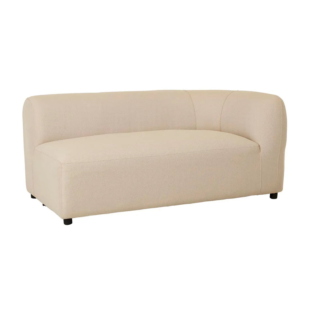 Aruba Curve Right Arm Sofa Sand Dune