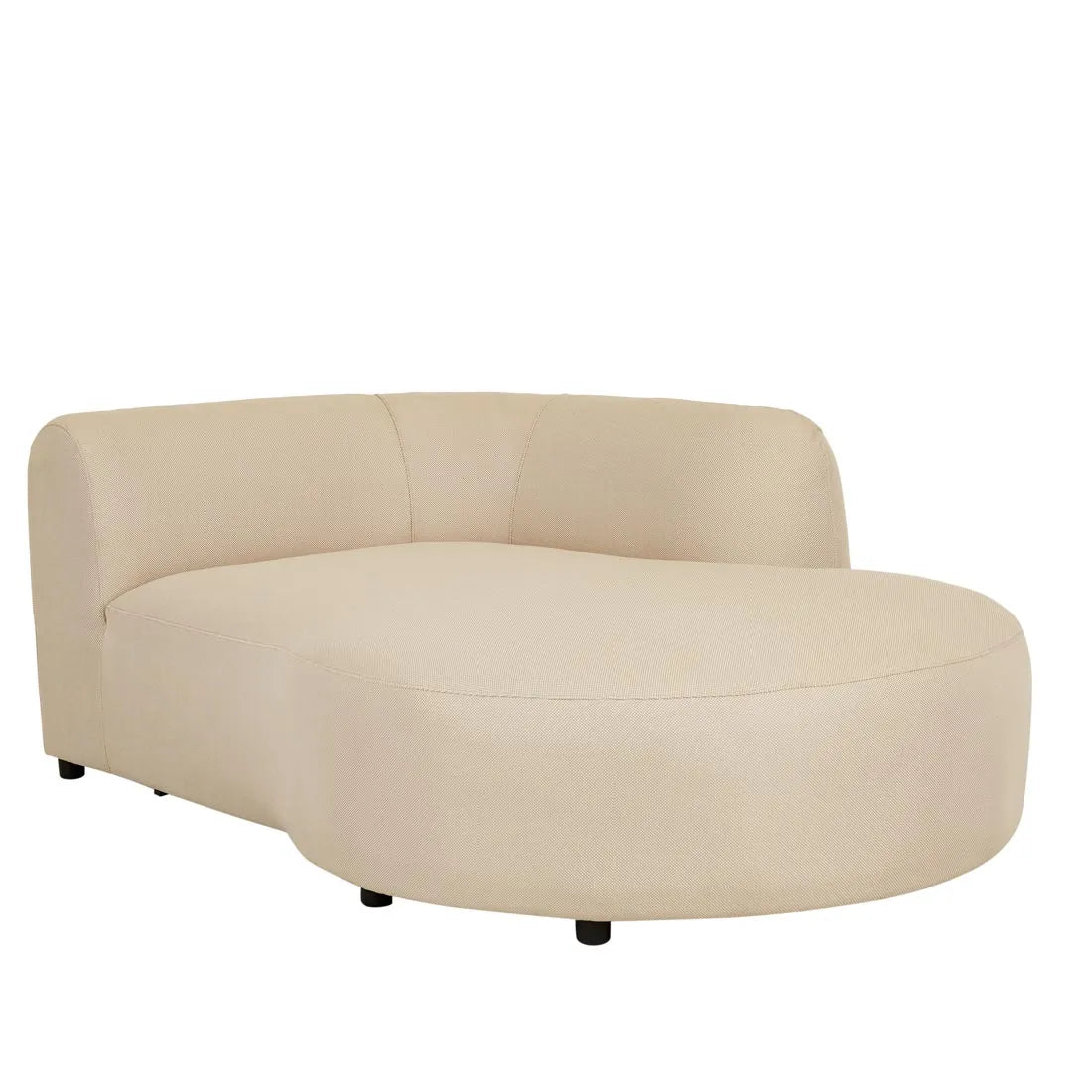 Aruba Curve Right Chaise Sand Dune