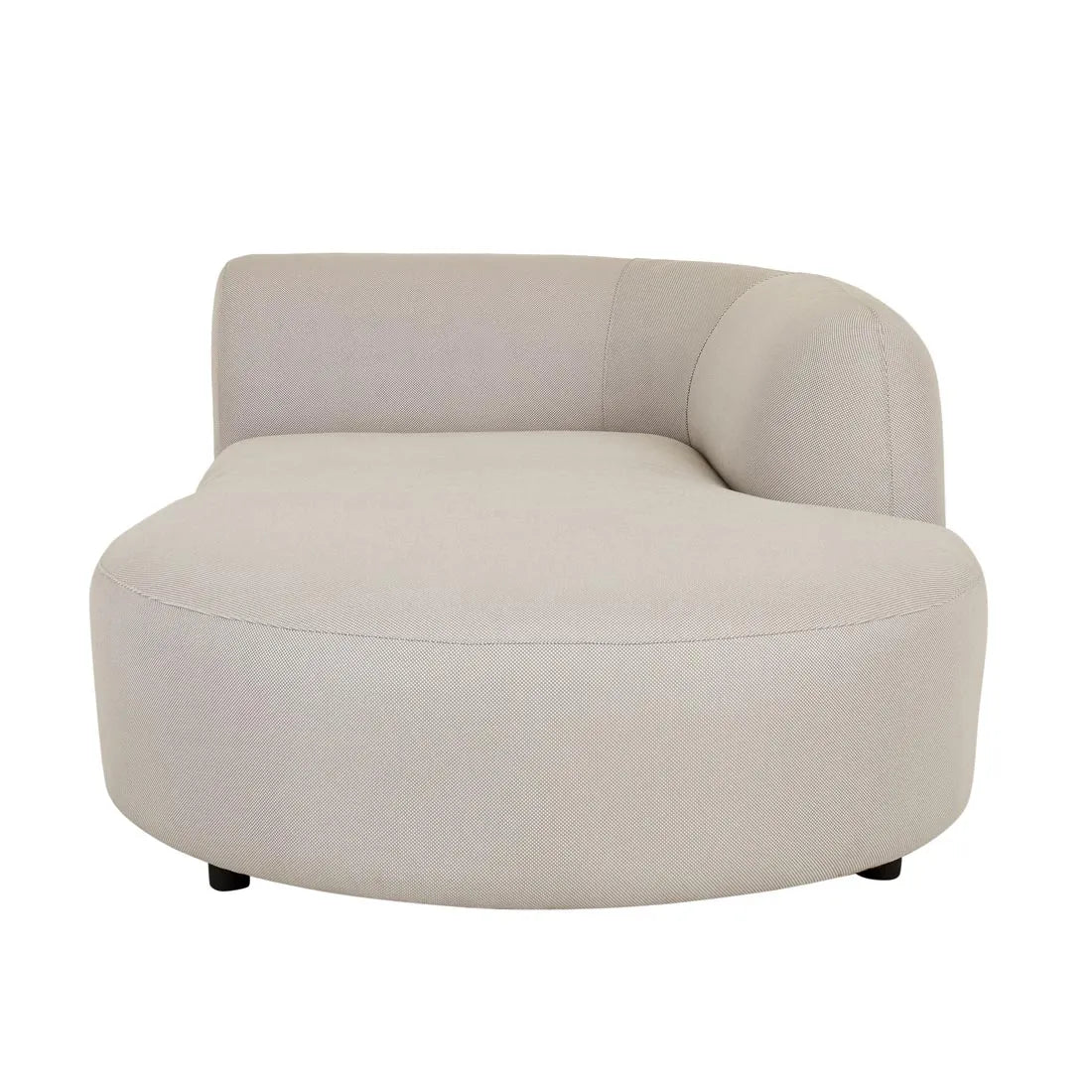 Aruba Curve Right Chaise Misty Grey