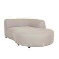 Aruba Curve Right Chaise Misty Grey