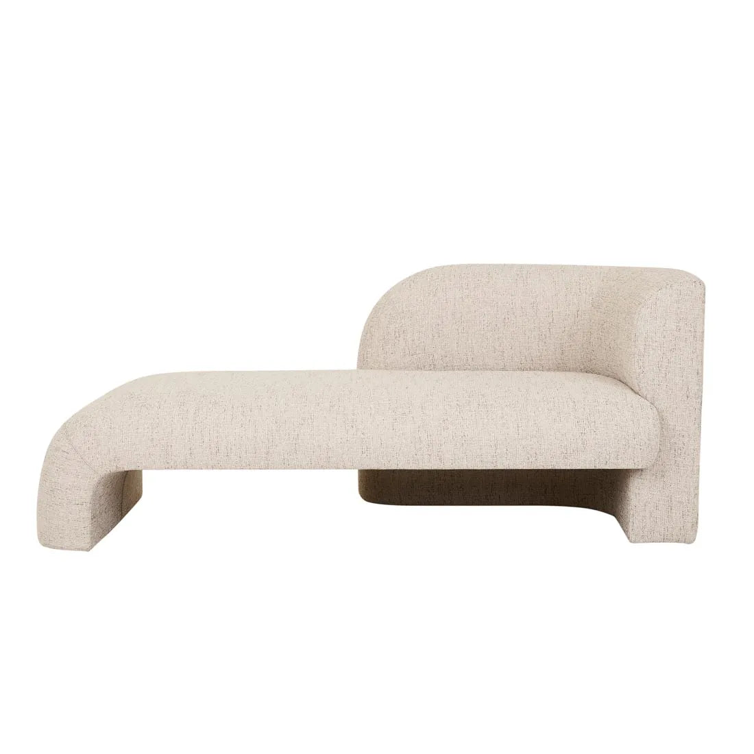 Aubury Day Bed Right White Bark