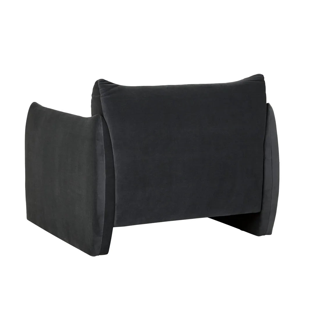 Sidney Peak Sofa Chair Nocturne Velvet