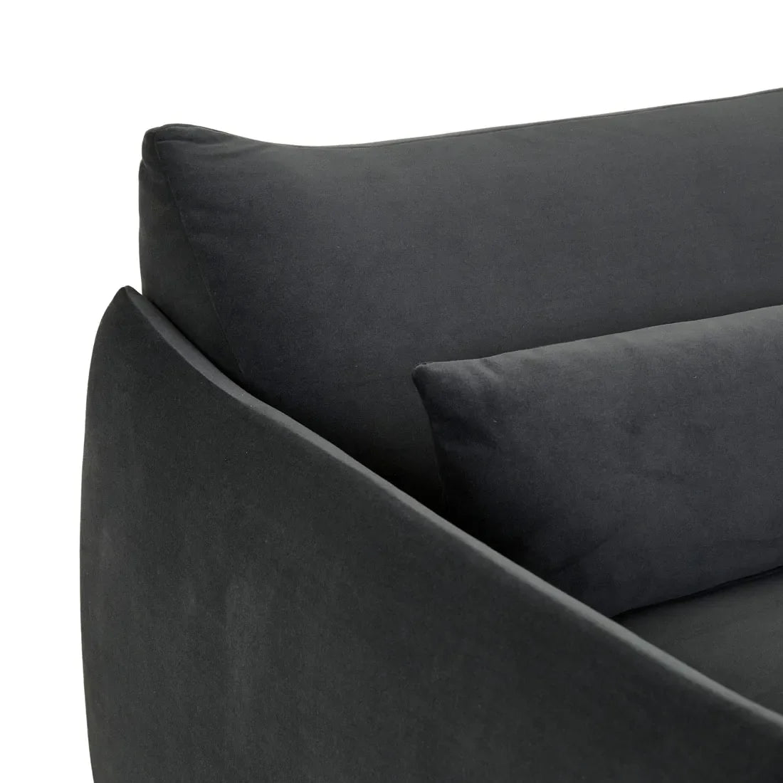 Sidney Peak Sofa Chair Nocturne Velvet