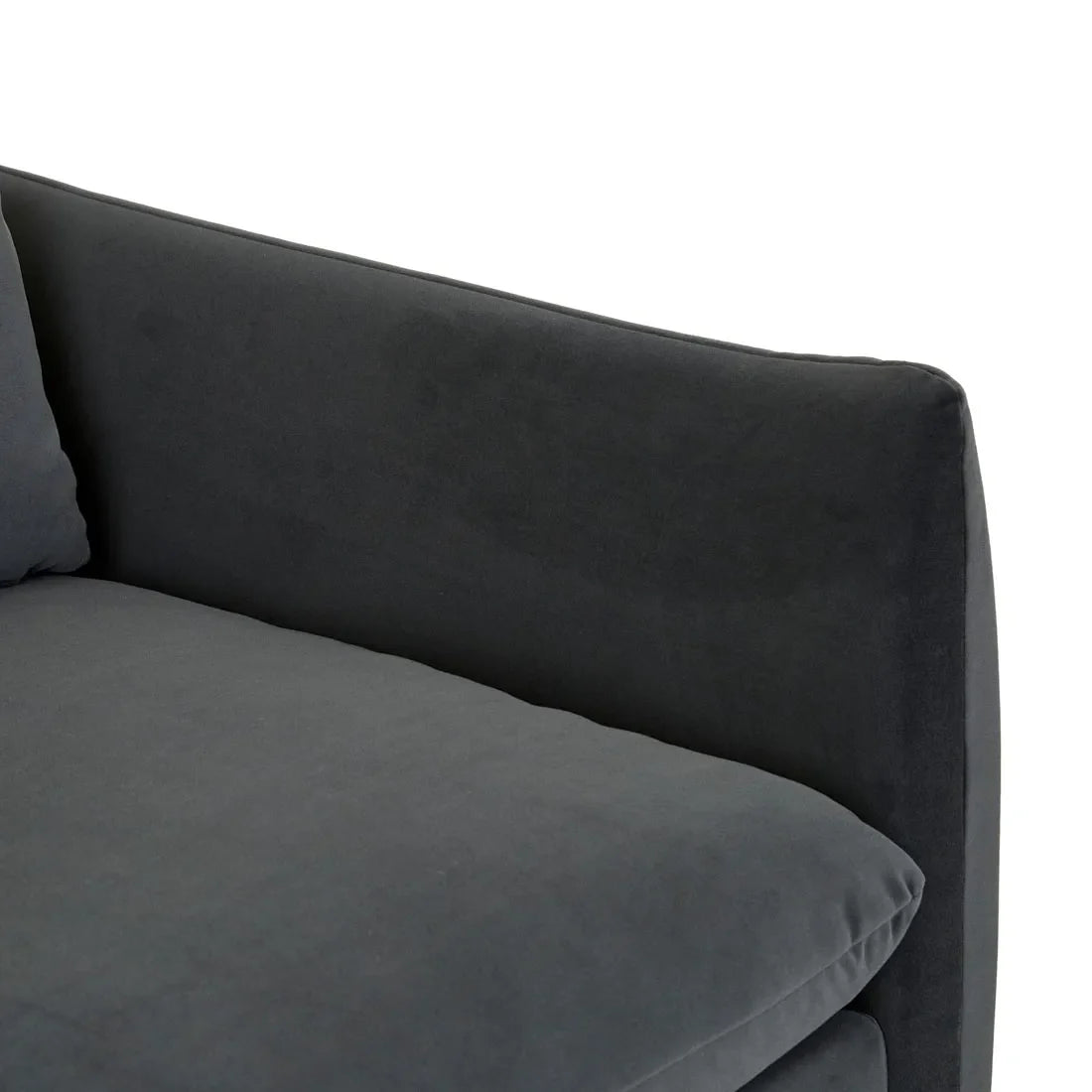 Sidney Peak Sofa Chair Nocturne Velvet