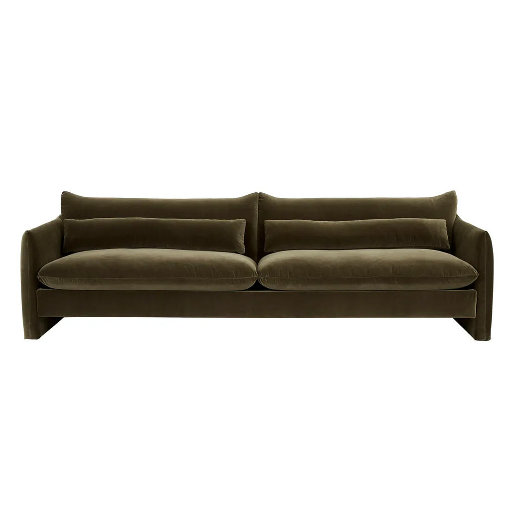 Sidney Peak Four Seater Sofa Caper Velvet
