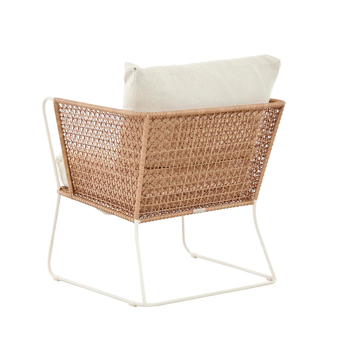 Cabana Sleigh Armchair Natural