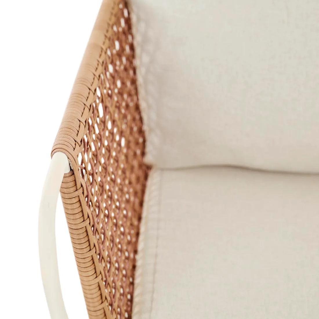 Cabana Sleigh Armchair Natural