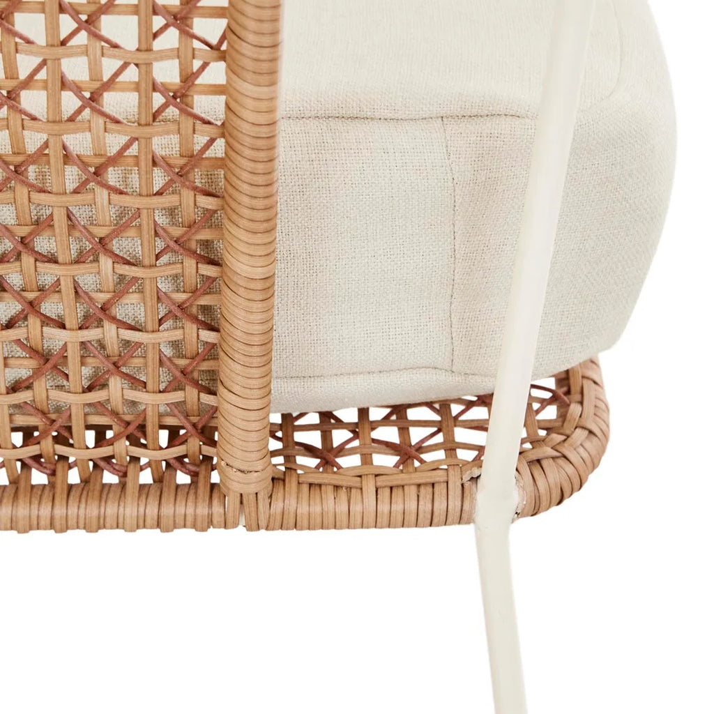 Cabana Sleigh Armchair Natural