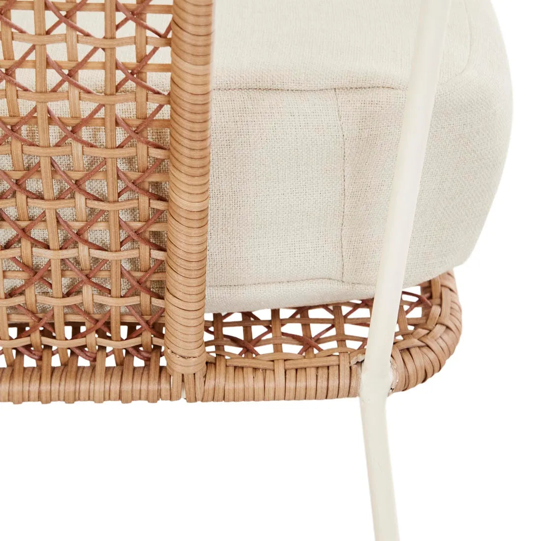 Cabana Sleigh Armchair Natural