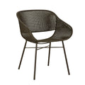 Cabana Curve Dining Chair Espresso
