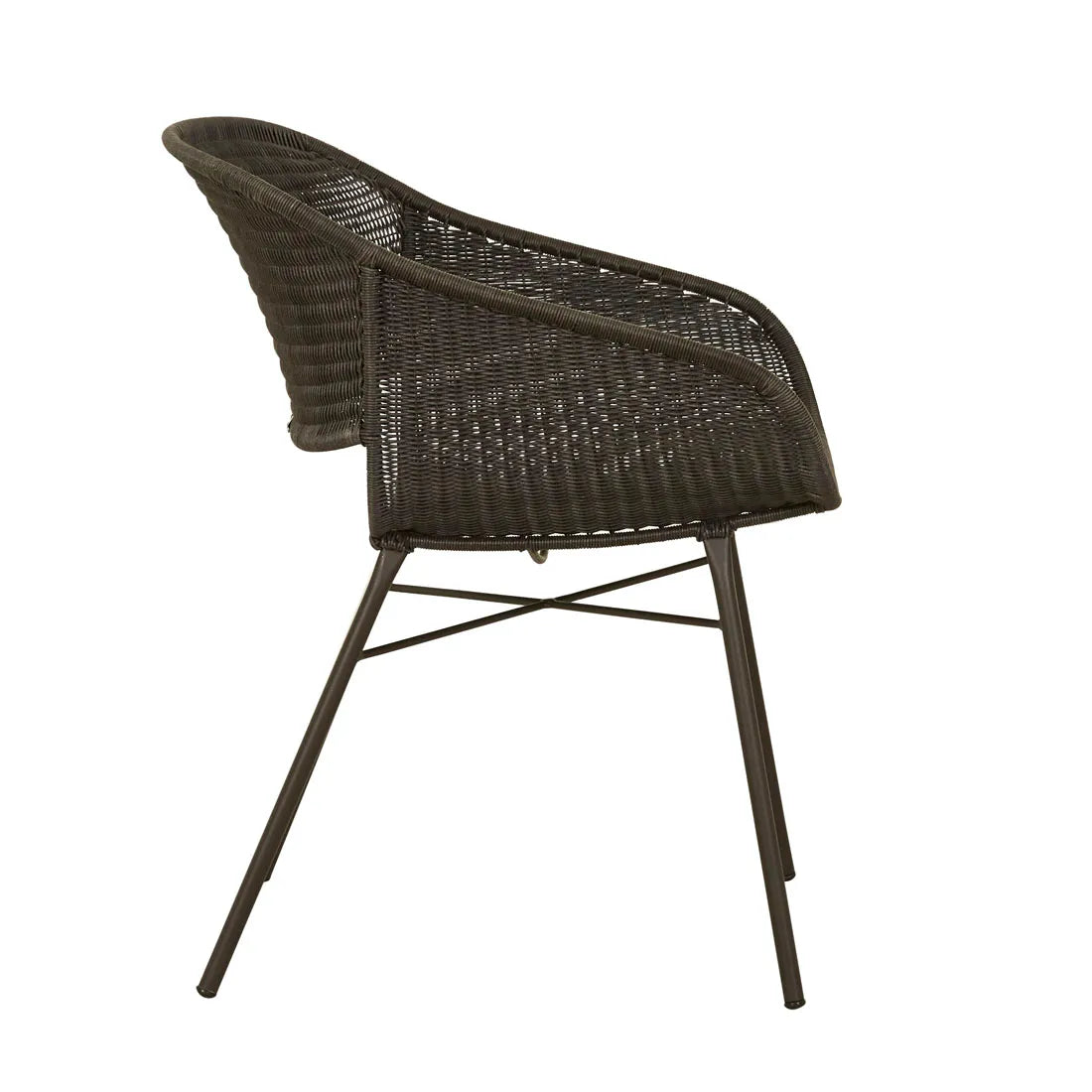 Cabana Curve Dining Chair Espresso