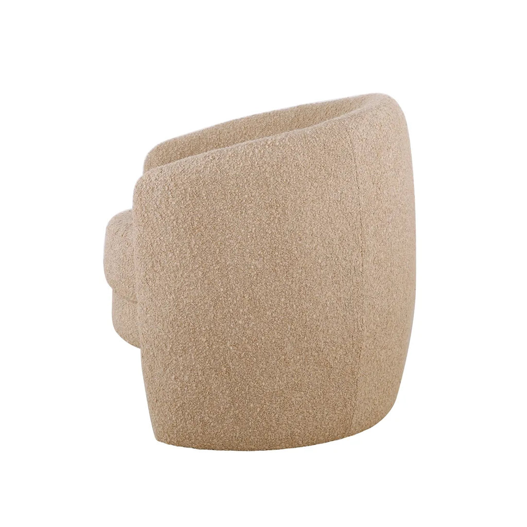 Kennedy Tenner Chair Beige Chunky Boucle