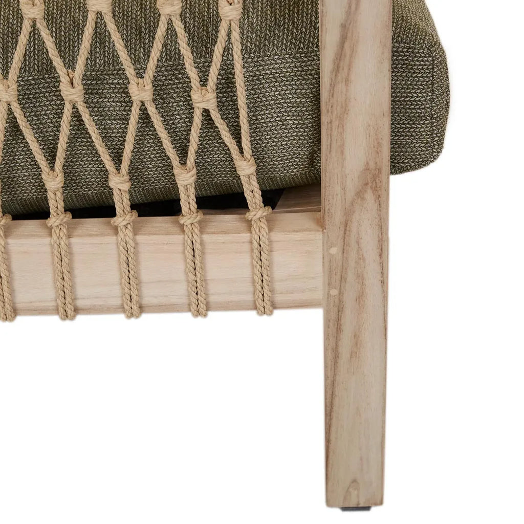 Normandy Twist Three Seater Sofa Emerald