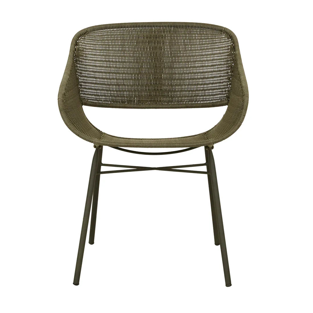 Cabana Curve Dining Chair Moss
