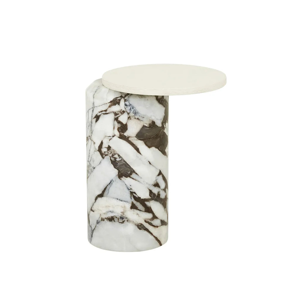 Pablo Side Table Shell/Ocean Marble