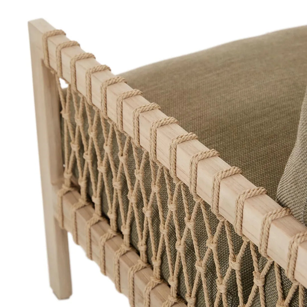 Normandy Twist Three Seater Sofa Emerald