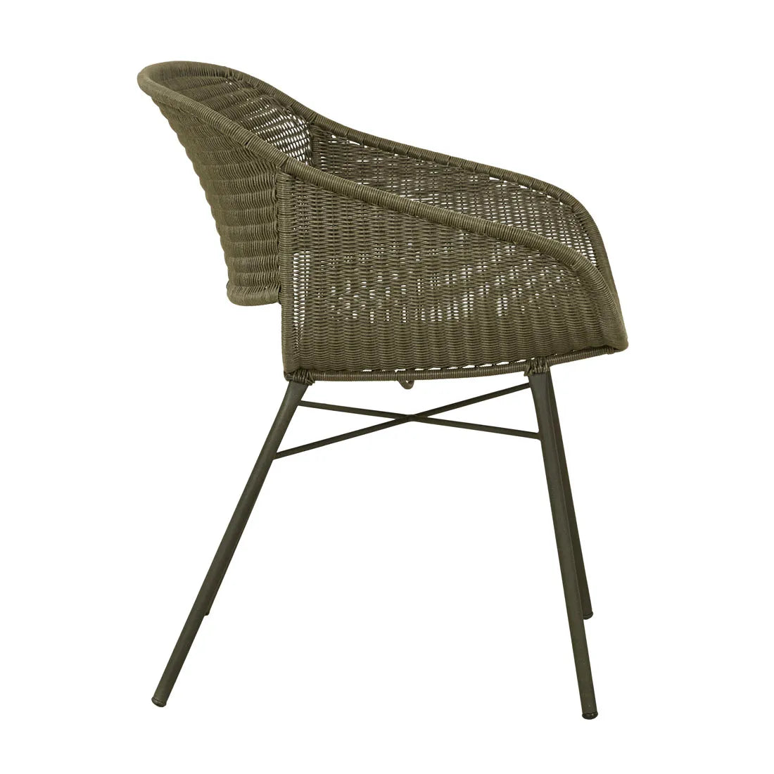Cabana Curve Dining Chair Moss