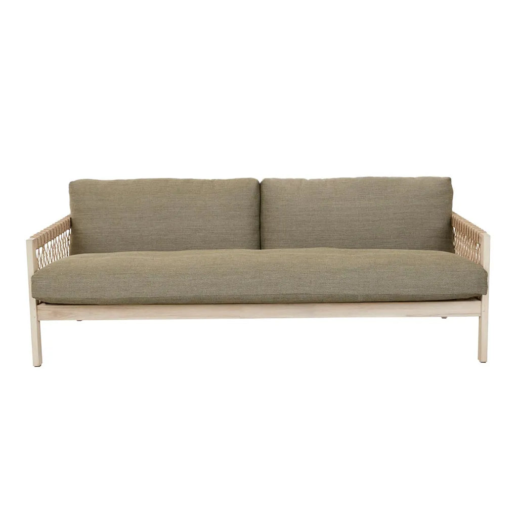 Normandy Twist Three Seater Sofa Emerald