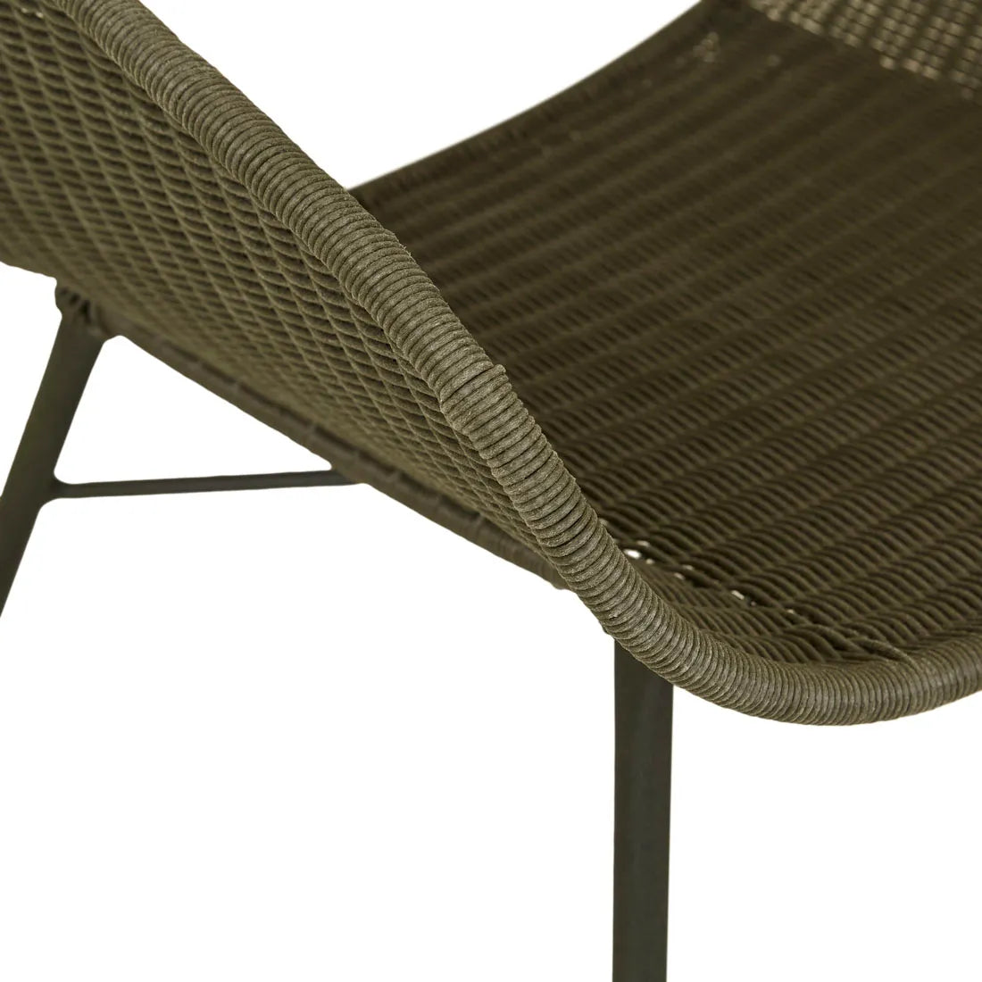 Cabana Curve Dining Chair Moss