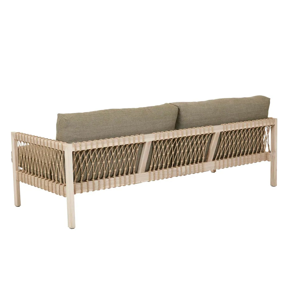 Normandy Twist Three Seater Sofa Emerald