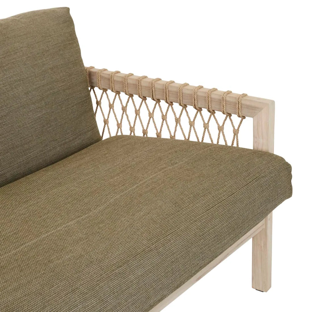 Normandy Twist Three Seater Sofa Emerald