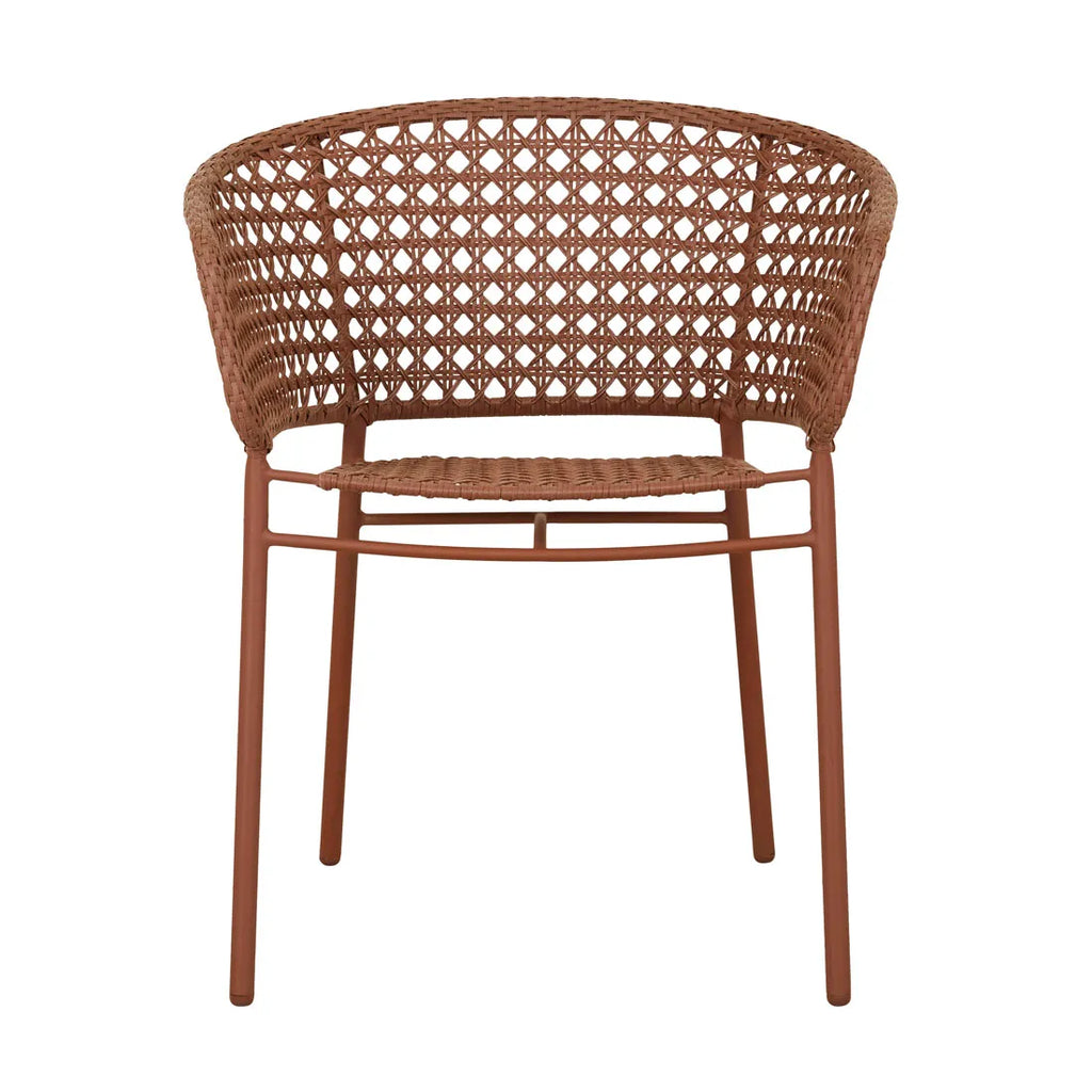 Cabana Lace Dining Chair Brique
