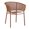 Cabana Lace Dining Chair Brique