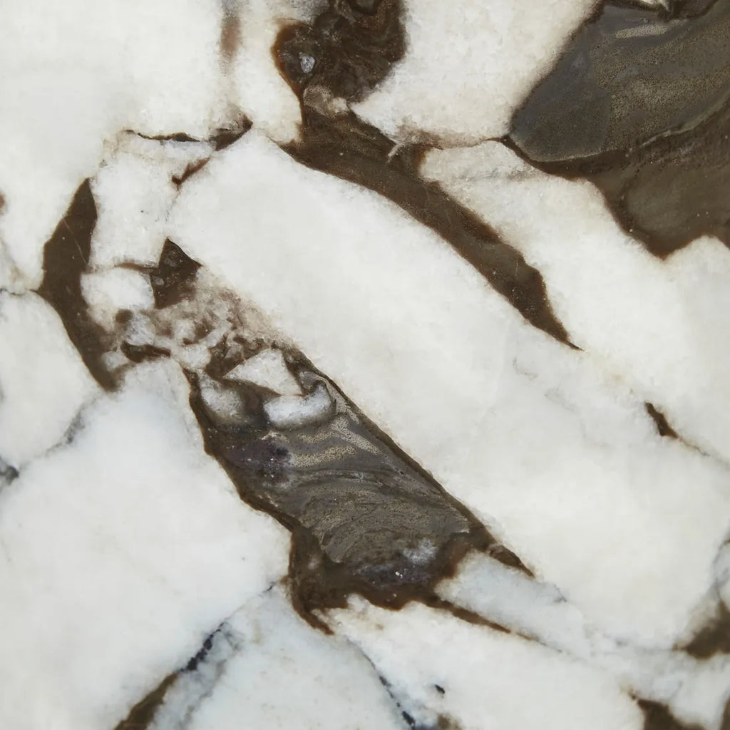 Pablo Side Table Shell/Ocean Marble