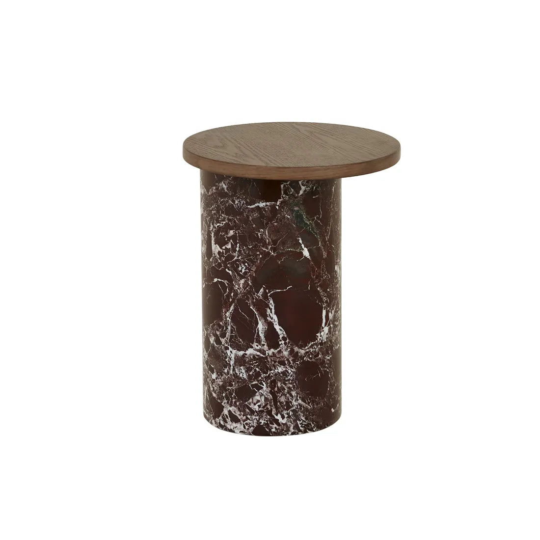 Pablo Side Table Smoked Ash/Rouge Marble