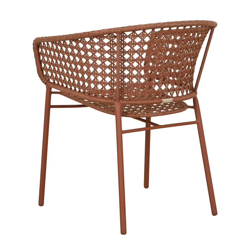 Cabana Lace Dining Chair Brique