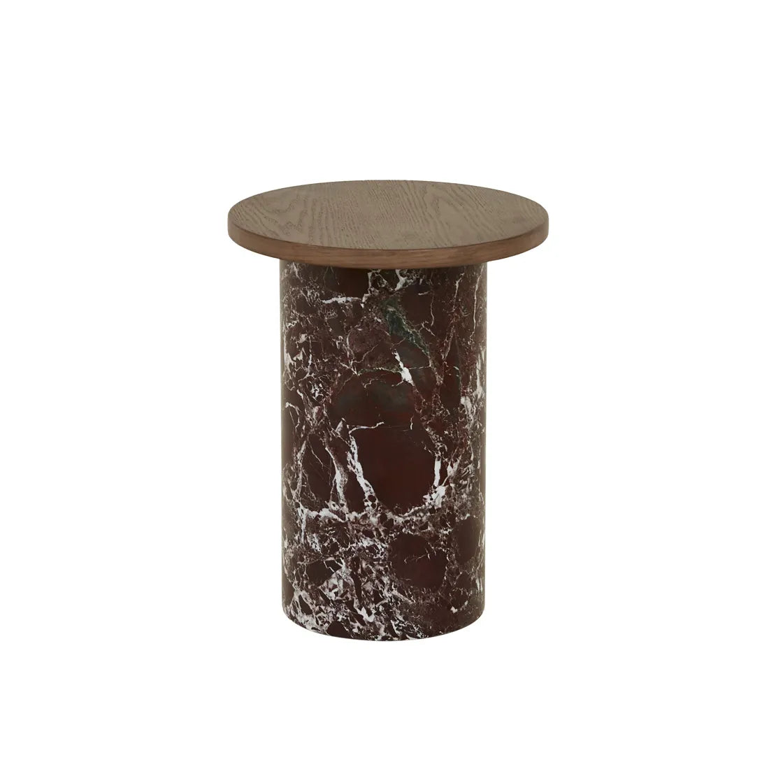 Pablo Side Table Smoked Ash/Rouge Marble